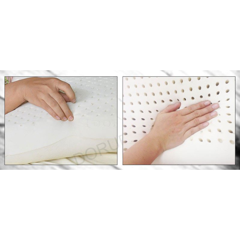 Gối cao su thiên nhiên em bé Oval Đồng Phú 30x50x7cm