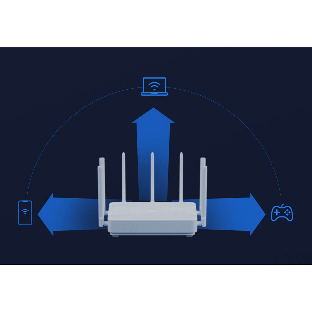 [BẢN QTE] Router Wifi Chuẩn AC2350 Xiaomi Mi AIoT tốc độ lên đến 2135Mbps Đen Wireless router | XIAOMI ECOSYSTEM STORE | BigBuy360 - bigbuy360.vn