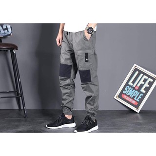 Quần Jogger Miếng Vá Phong Cách Hàn Quốc