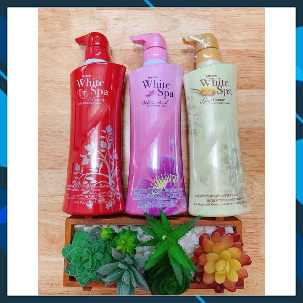 Dưỡng Thể Trắng Da Mistine White Spa 400ml Thái