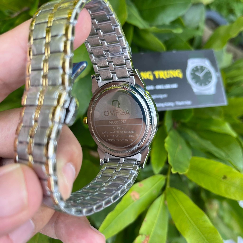 Đồng Hồ 0mega-802M Nam 38mm, Máy Nhật, Kính Sapphire