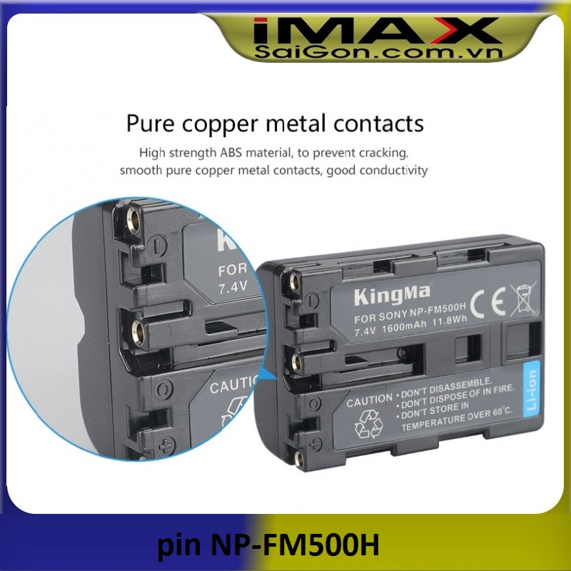 PIN MÁY ẢNH KINGMA CHO SONY NP-FM500H