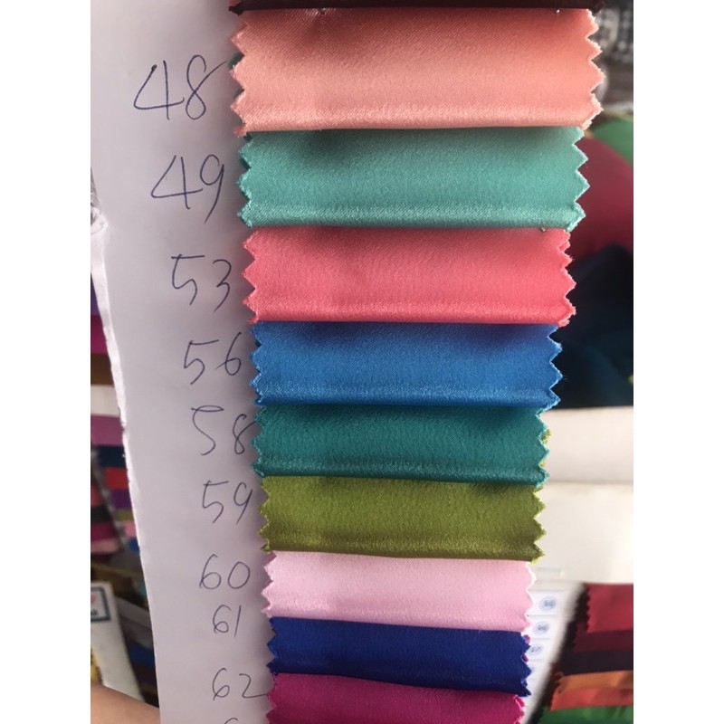 Vải 𝐏𝐇𝐈 𝐓𝐇𝐔𝐍 khổ 1m6 dùng may quần áo, đa dạng màu - BÁN LẺ 5m