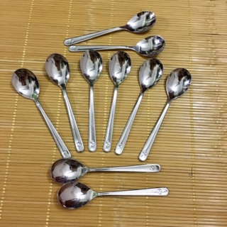 Bộ 10 chiếc thìa inox hàng không Hàn quốc