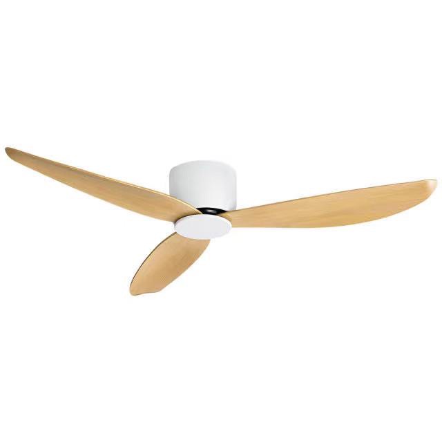 Quạt trần thấp 3 cánh cho chung cư hiện đại decor phòng khách,ngủ siêu mát,động cơ DC,đảo chiều dùng điều khiển từ xa