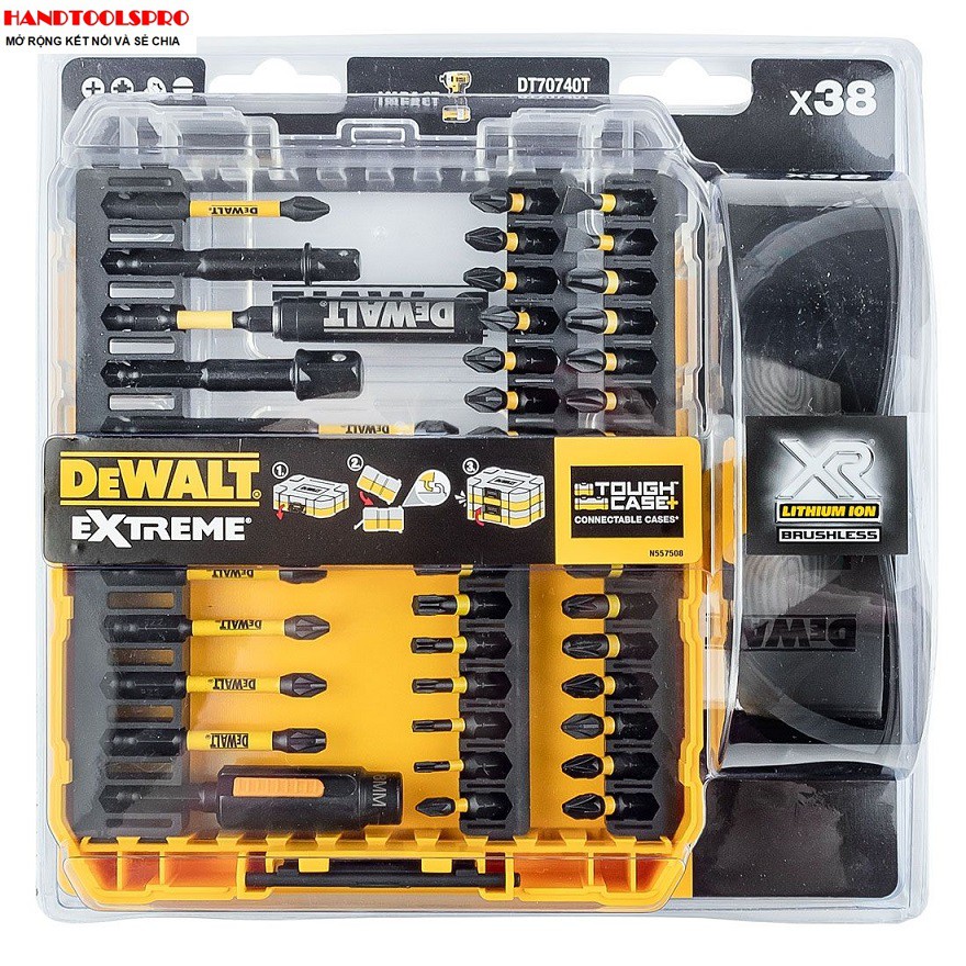 Bộ mũi vít đa năng 38 chi tiết DEWALT DT70740T-QZ