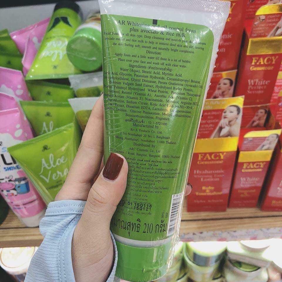 Sữa rửa mặt Bơ ARON Thái Lan