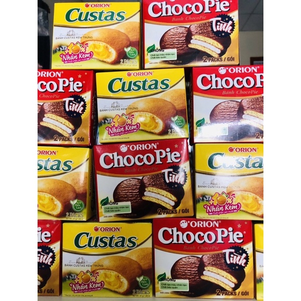 Bánh Custas/Choco-pie 2cai/gói