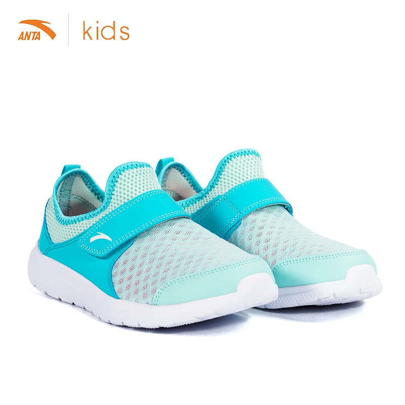 Giày chạy bộ bé gái Anta Kids mặt lưới thoáng khí đế siêu nhẹ chống mài mòn W32725517-2