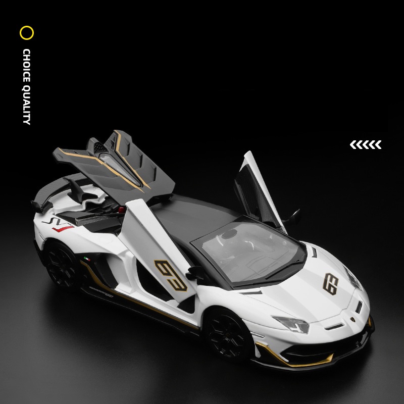 Xe mô hình Lamborghini Aventador SVJ 63 1:24 Caipo