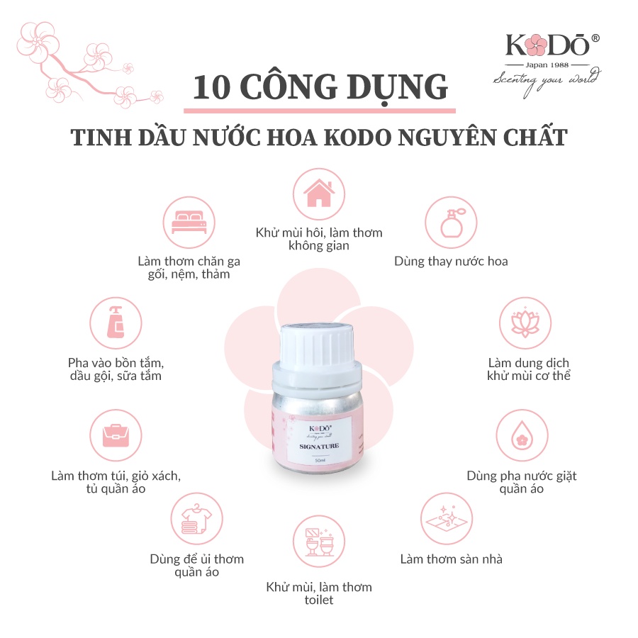 Tinh Dầu Nước Hoa KODO DG Light Blue - Nguyên chất - 3 Tầng Hương Thơm Độc Đáo - 10ml/50ml/110ml