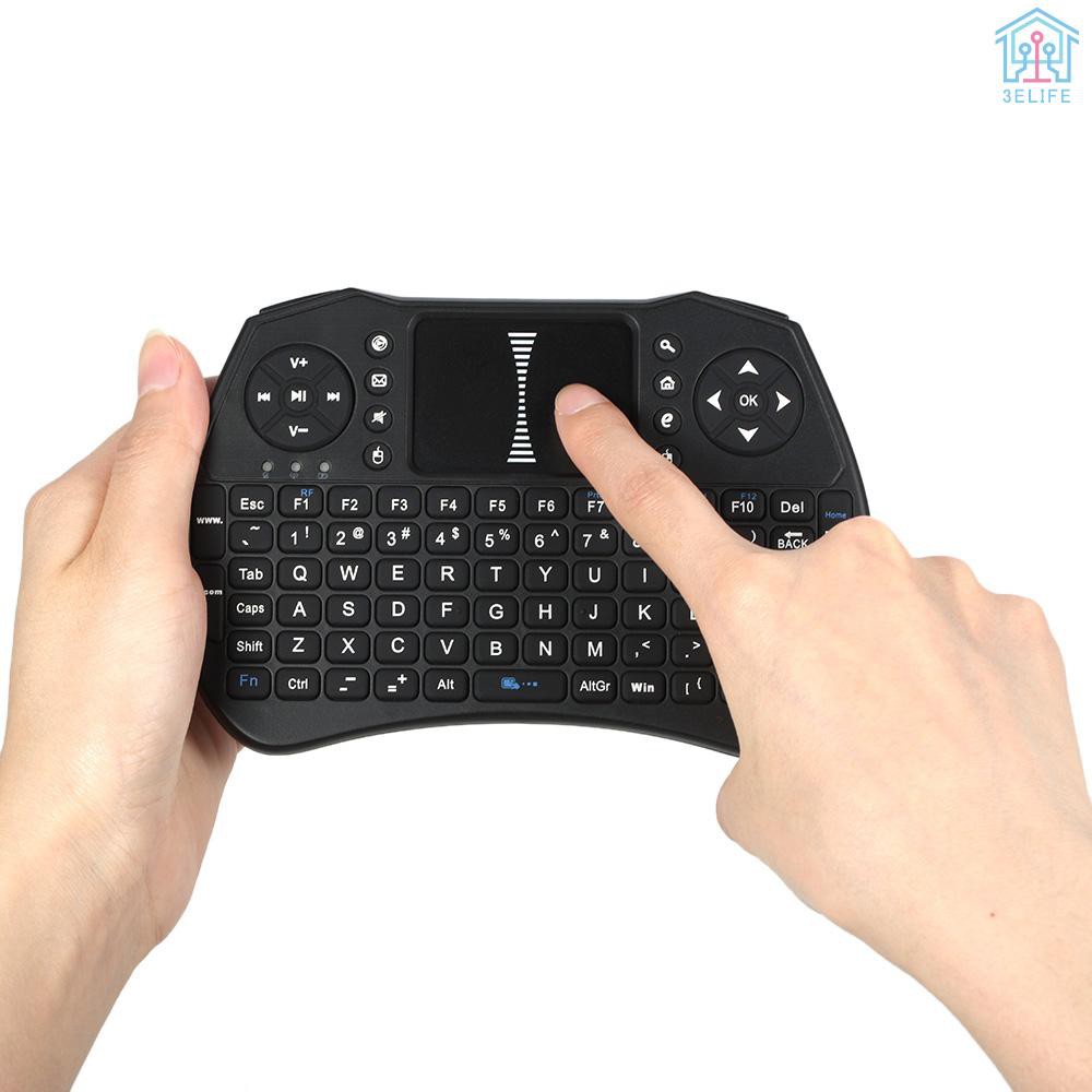 【E&V】2.4GHz Wireless Keyboard Air Mouse Touchpad Handheld Remote Control for Android TV BOX PC Smart TV