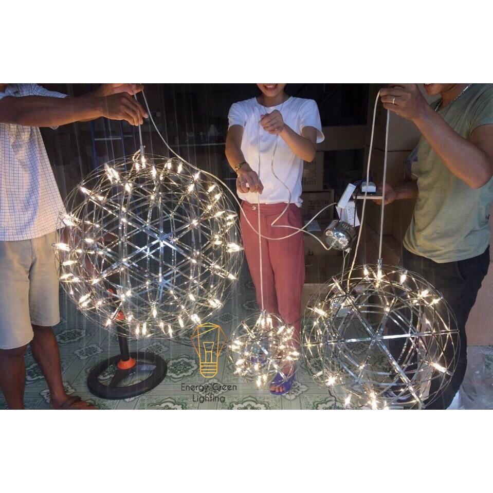 Đèn thả cầu sao Energy Green Lighting kiểu dáng hiện đại, sang trọng phi 500 - 42 bóng led (Ánh sáng vàng)