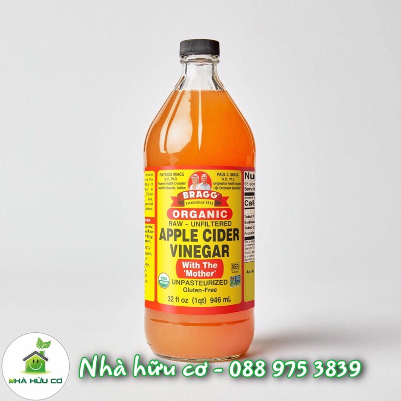 (GIÁ HỦY DIỆT) - Giấm táo hữu cơ Bragg chai 946ml và 473ml (Date:10/2025) | BigBuy360 - bigbuy360.vn