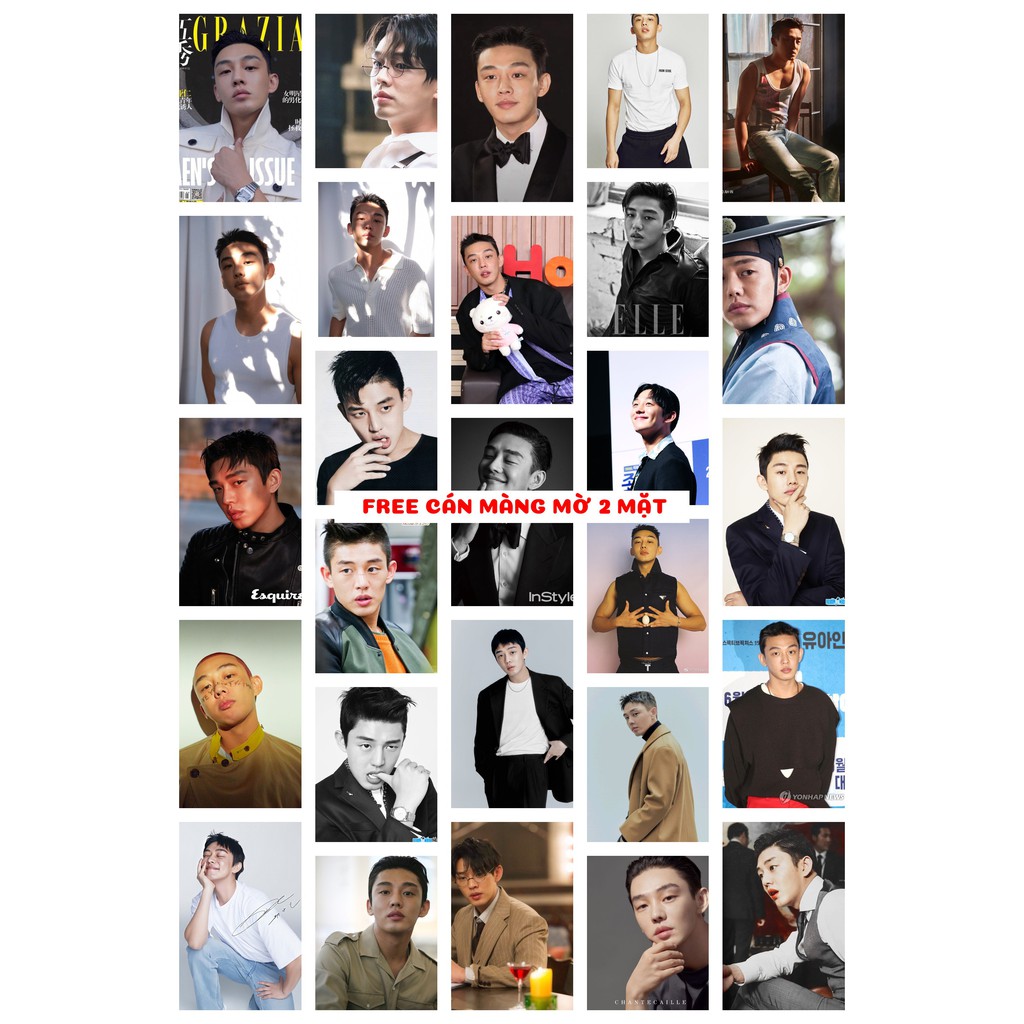 Lomo card 63 ảnh diễn viên Yoo Ah In