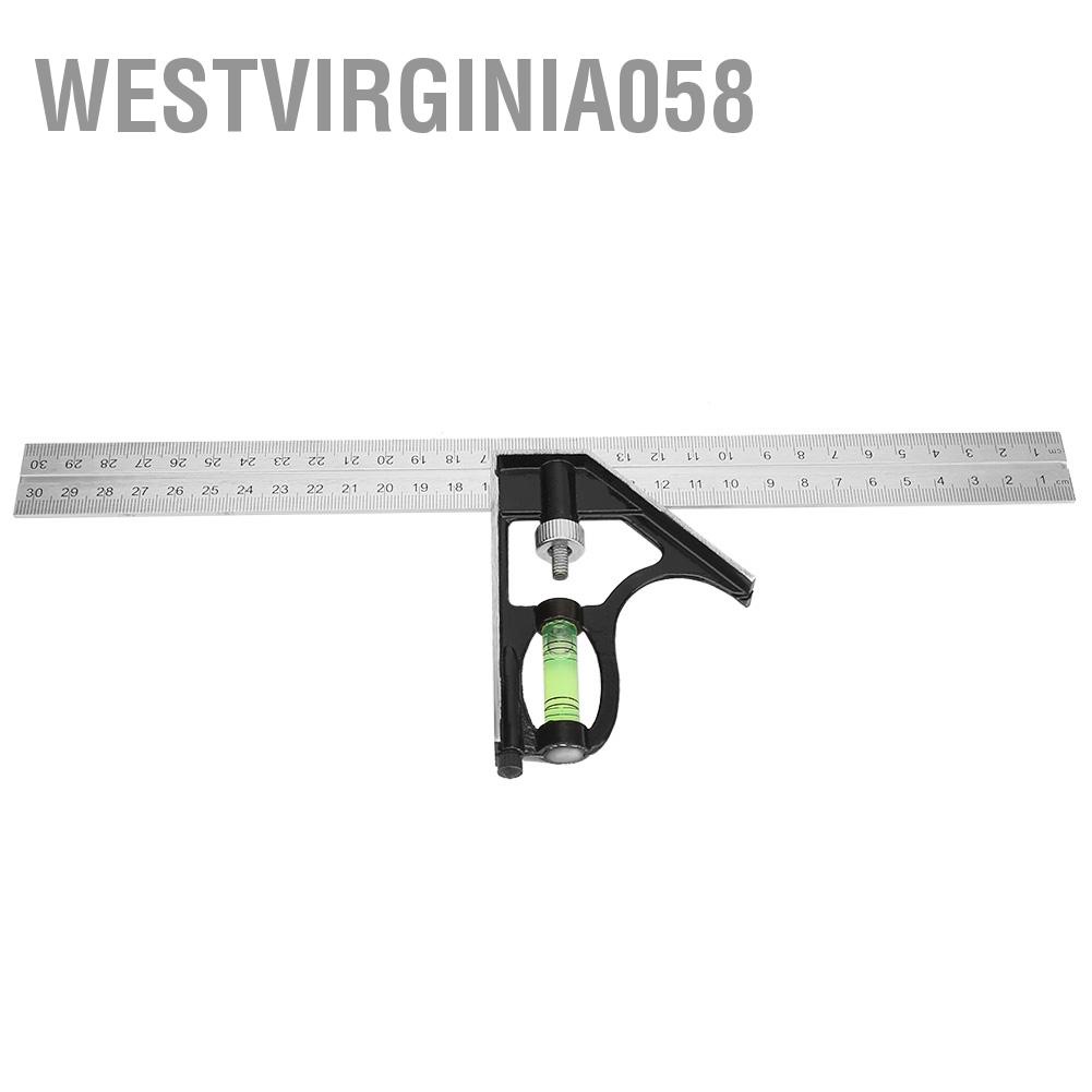Thước Đo Góc 45/90 Độ 300mm Điều Chỉnh Linh Hoạt