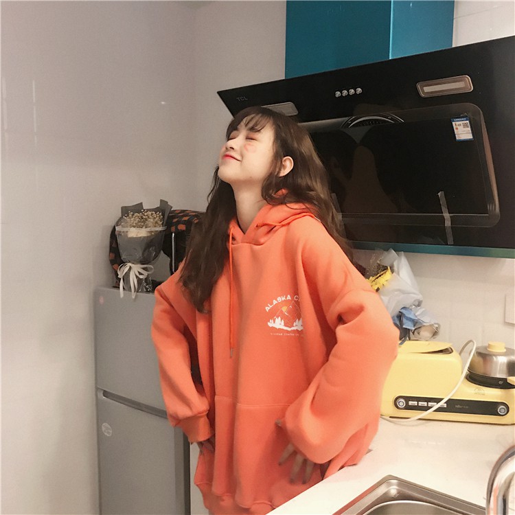 [Áo hoodie nữ] Áo hoodie nữ form rộng nỉ dày hàn quốc thời trang unisex hàn quốc đi học đi chơi học sinh | BigBuy360 - bigbuy360.vn