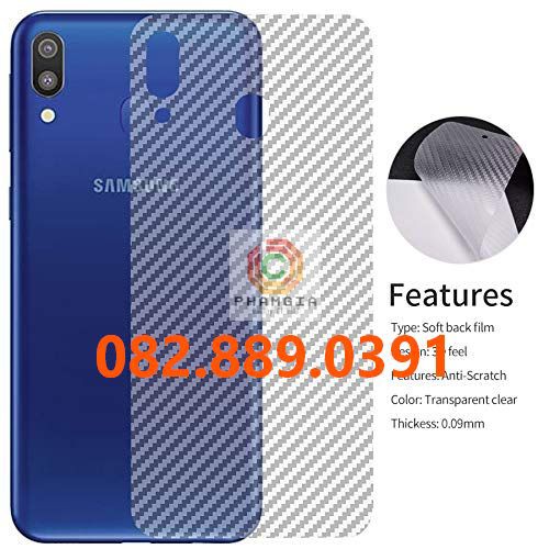 Miếng dán mặt lưng skin carbon Samsung Galaxy A10/ A10s