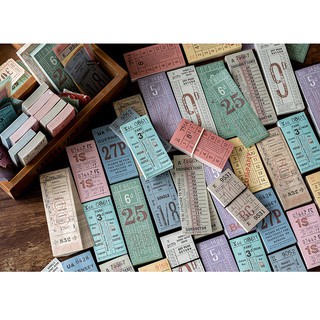 Sticker ticket dạng gập