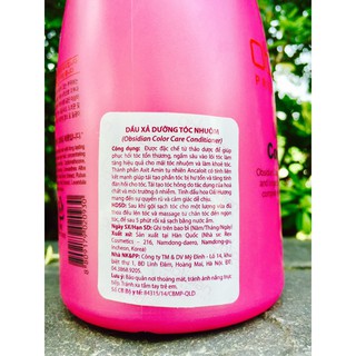Dầu Xả Dưỡng Tóc Obsidian Color Care Conditioner 580ml