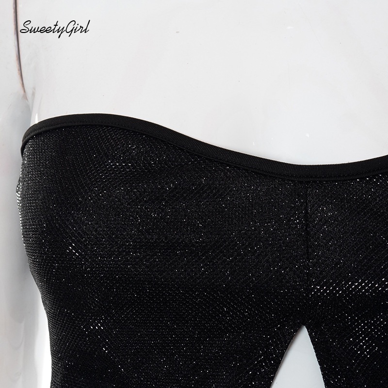 Áo Ống Ôm Dáng Màu Đen Trơn Thời Trang 2022 Quyến Rũ Cho Nữ