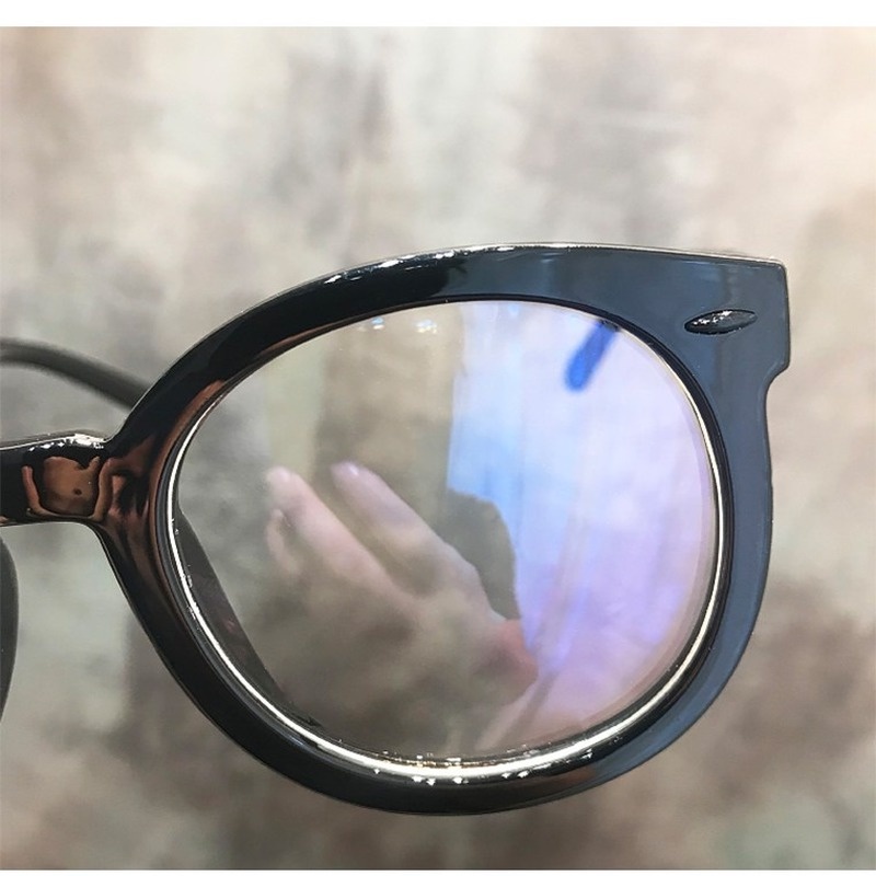 Mắt kính gọng PC mắt mèo chống ánh sáng xanh thời trang Hàn Quốc dành cho nam và nữ