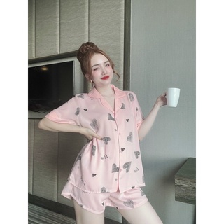 Đồ ngủ nữ bộ đùi thoáng mát-pyjama đùi