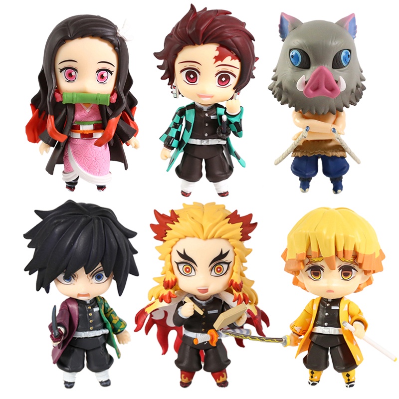 Mô Hình Nhân Vật Demon Slayer 1541 Tanjirou 1193 Nezuko 1194 Agatsu Figura 1334 Inosuke Giyuu 1408