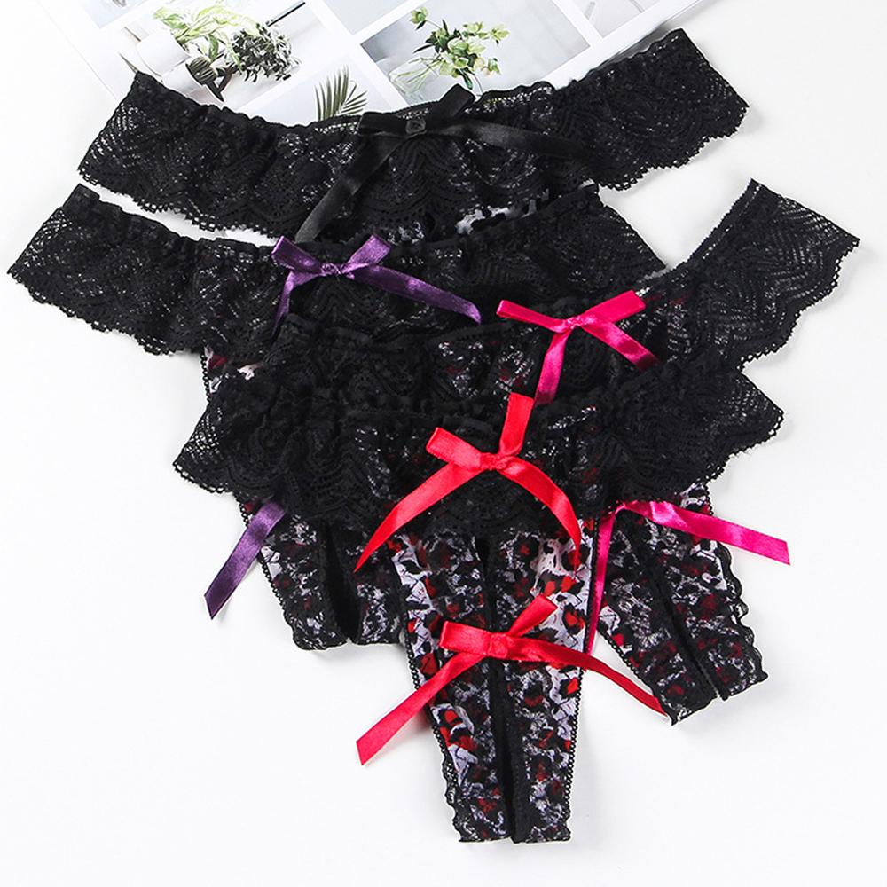 OCEANMAP Quần Lót Lọt Khe Họa Tiết Da Báo Gợi Cảm