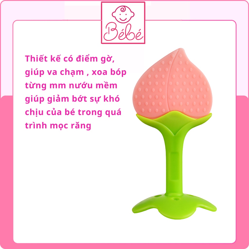 Gặm nướu cho bé silicone giảm đau ngứa khi mọc răng