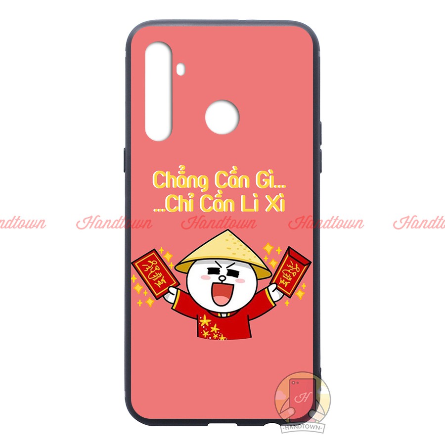 Ốp lưng Realme 5 / Realme 5 Pro / Realme Q dẻo đen in hình Tết Canh Tý 2020 Phần B