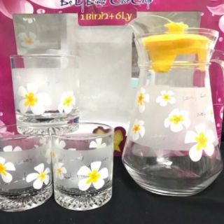 BỘ BÌNH LY THỦY TINH 7 MÓN UNION GLASS UG-350
