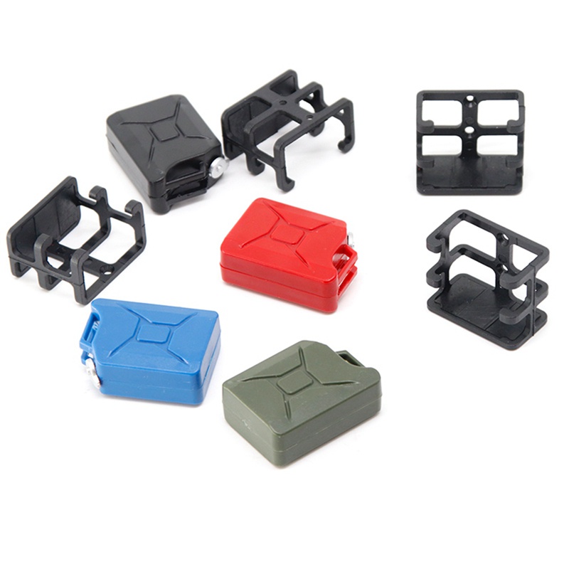 Set 2 Hộp Đựng Dầu Mô Phỏng Cho Xe Điều Khiển Từ Xa Axial SCX10 Traxxas Trx4 RC4WD D90 1 / 10