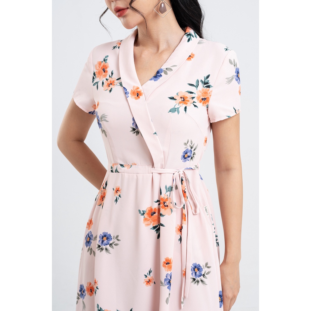 Đầm Xòe LAMER Cổ Bẻ Chun Sau L63L22H027