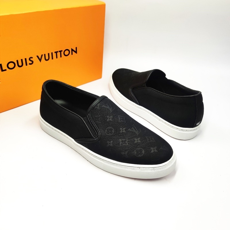 Giày Slip On LV Nam Da Bò Xịn Đế Kếp Hot Nhất Năm 2021 size 38 - 43 Full Box - Nhận Sỉ Lẻ CTV