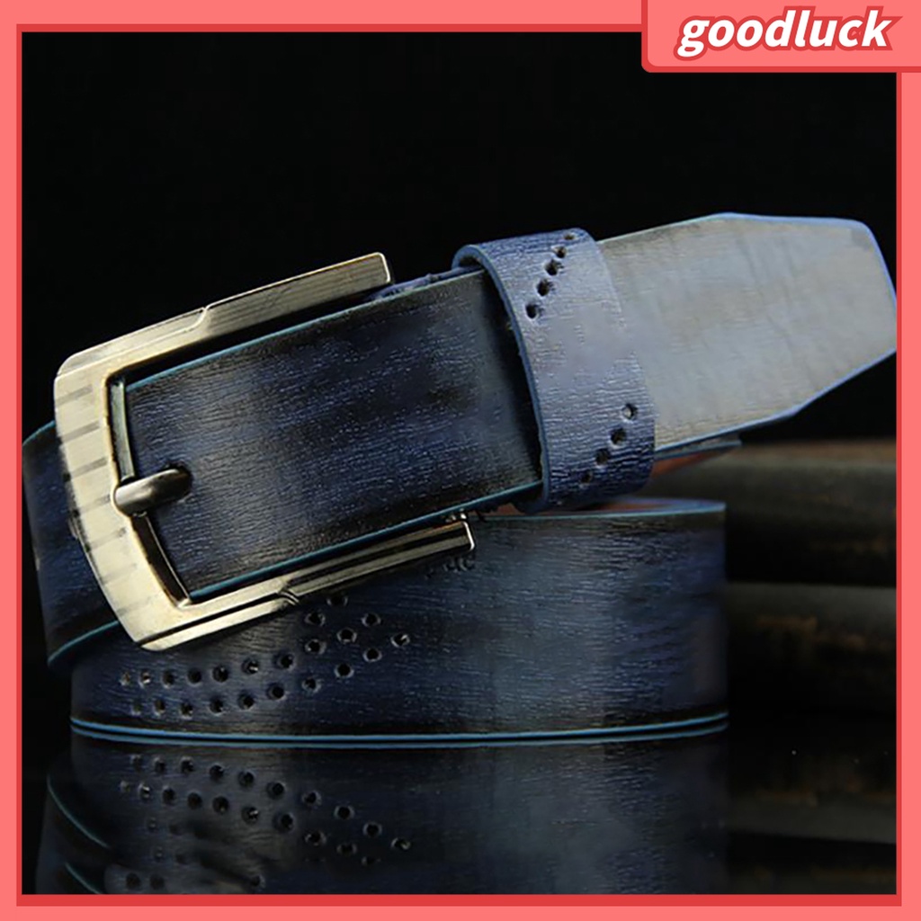 Thắt Lưng Da Đục Lỗ Cài Khóa Nhiều Màu Có Thể Tái Sử Dụng Cho Bé Trai