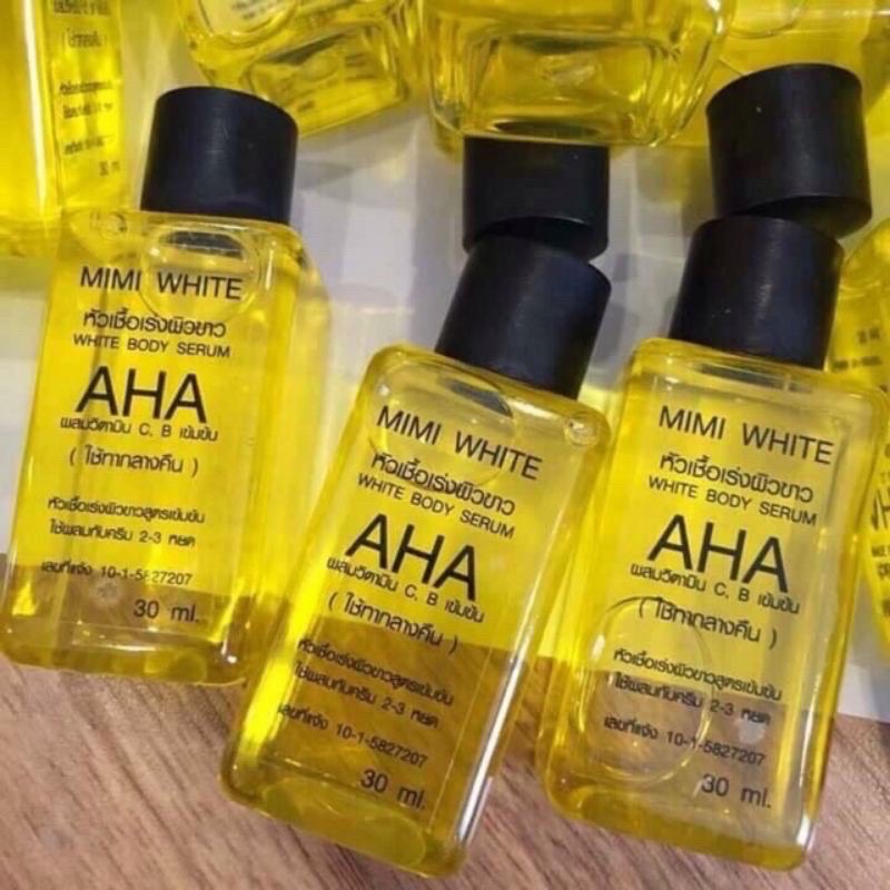 Serum kích trắng MIMI WHITE AHA BODY SERUM Thái Lan 30ml