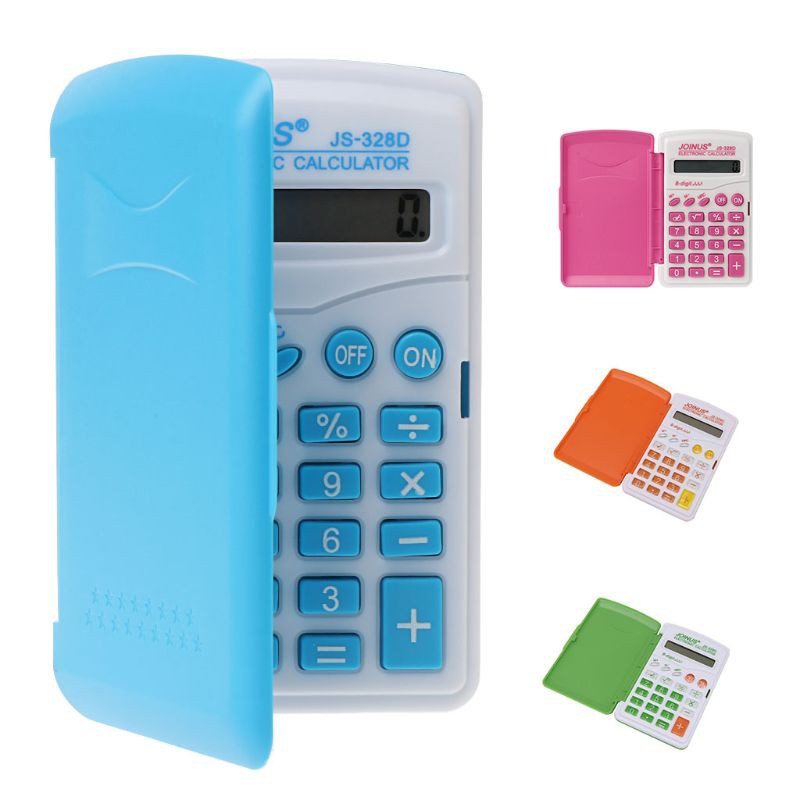 Mini Student Pocket Battery Powered 8-Digit Electronic School Office Calculator