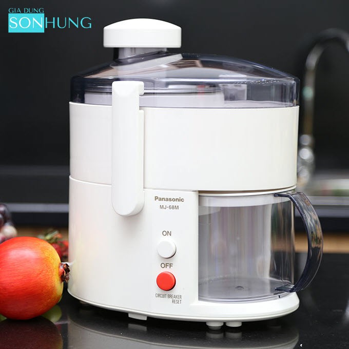 MÁY ÉP TRÁI CÂY PANASONIC MJ68MWRA DUNG TÍCH 600 MLCÔNG SUẤT 200W[BẢO HÀNH CHÍNH HÃNG 1 NĂM]