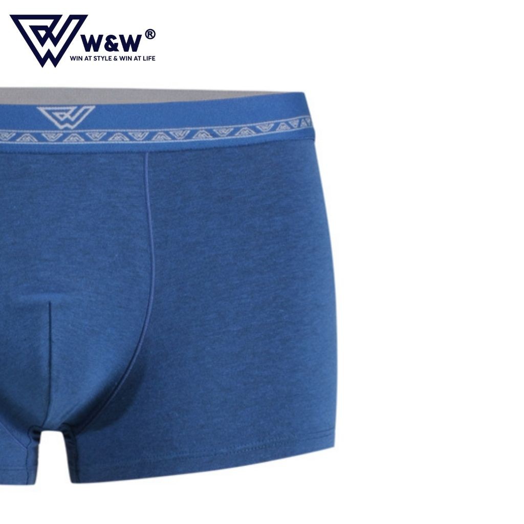 Quần Lót Nam W&amp;W Dáng Boxer Chất Liệu Cao Cấp Mềm Mịn, Đàn Hồi, Quần Sịp Tam Giác Nam Kháng Khuẩn Cực Tốt WUW36