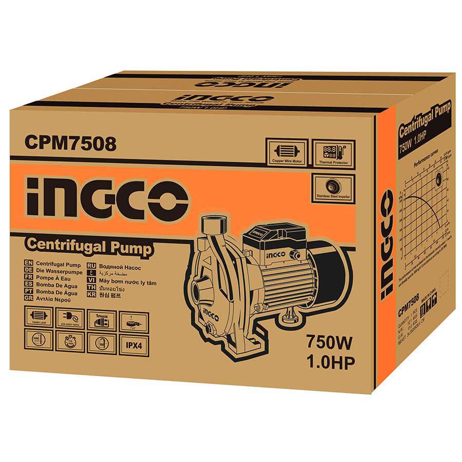 Máy bơm li tâm 750W(1.0HP) Ingco CPM7508