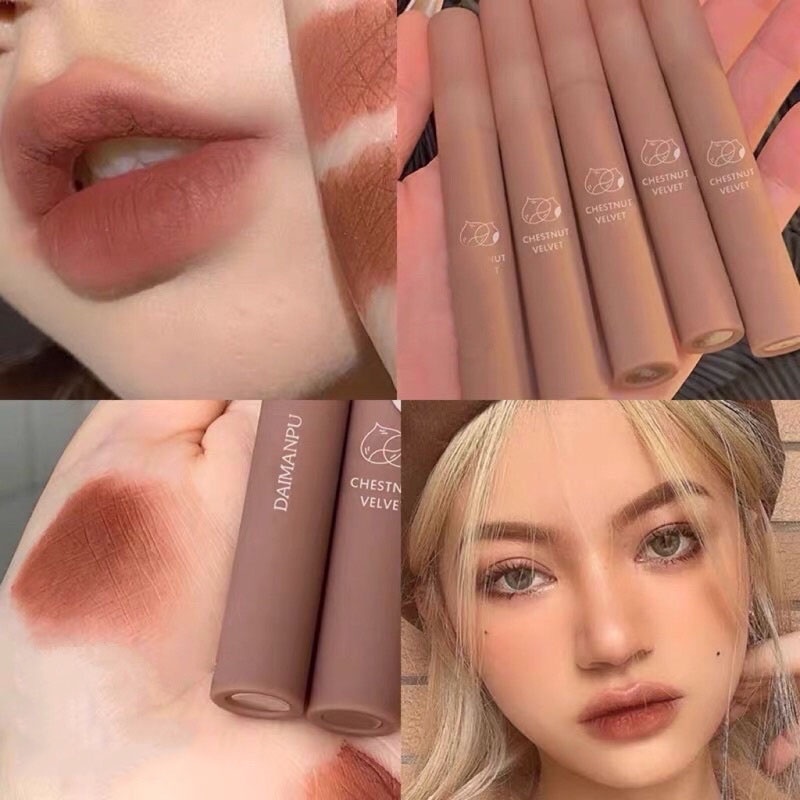 Son Lì DAIMANPU Mềm Mịn Như Nhung Lâu Trôi Chống Thấm Nước