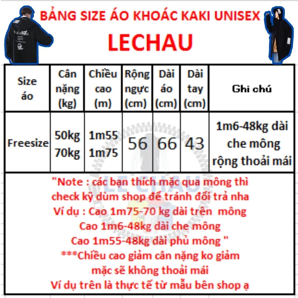 Áo khoác kaki unisex form rộng AKK06 LECHAU jacket nam nữ streetstyle ulzzang hottrend Hàn Quốc dày đẹp rẻ