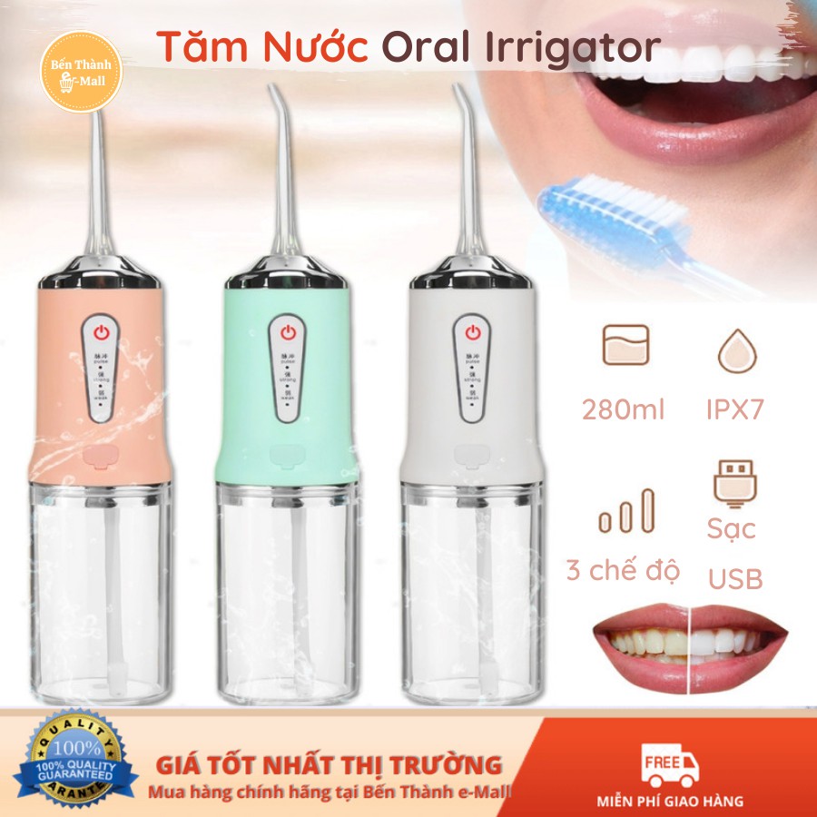 ✈️ [Freeship] Máy tăm nước vệ sinh răng miệng Oral irrigator PSS-6886 [Công Nghệ Chống Nước IPX7]