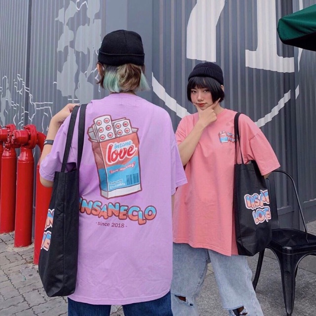 Áo Thun Tay Lỡ Insane Love Unisex