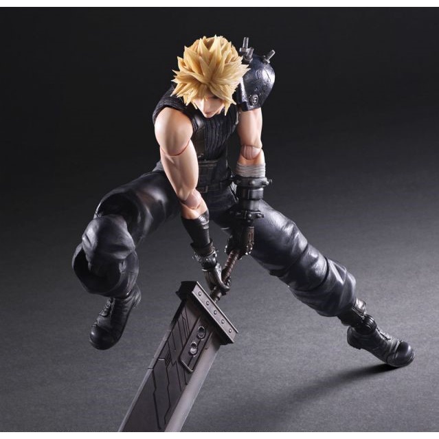 Mô hình Final Fantasy VII Remake Play Arts Kai Cloud Strife Version 2(Square Enix) - Chính Hãng