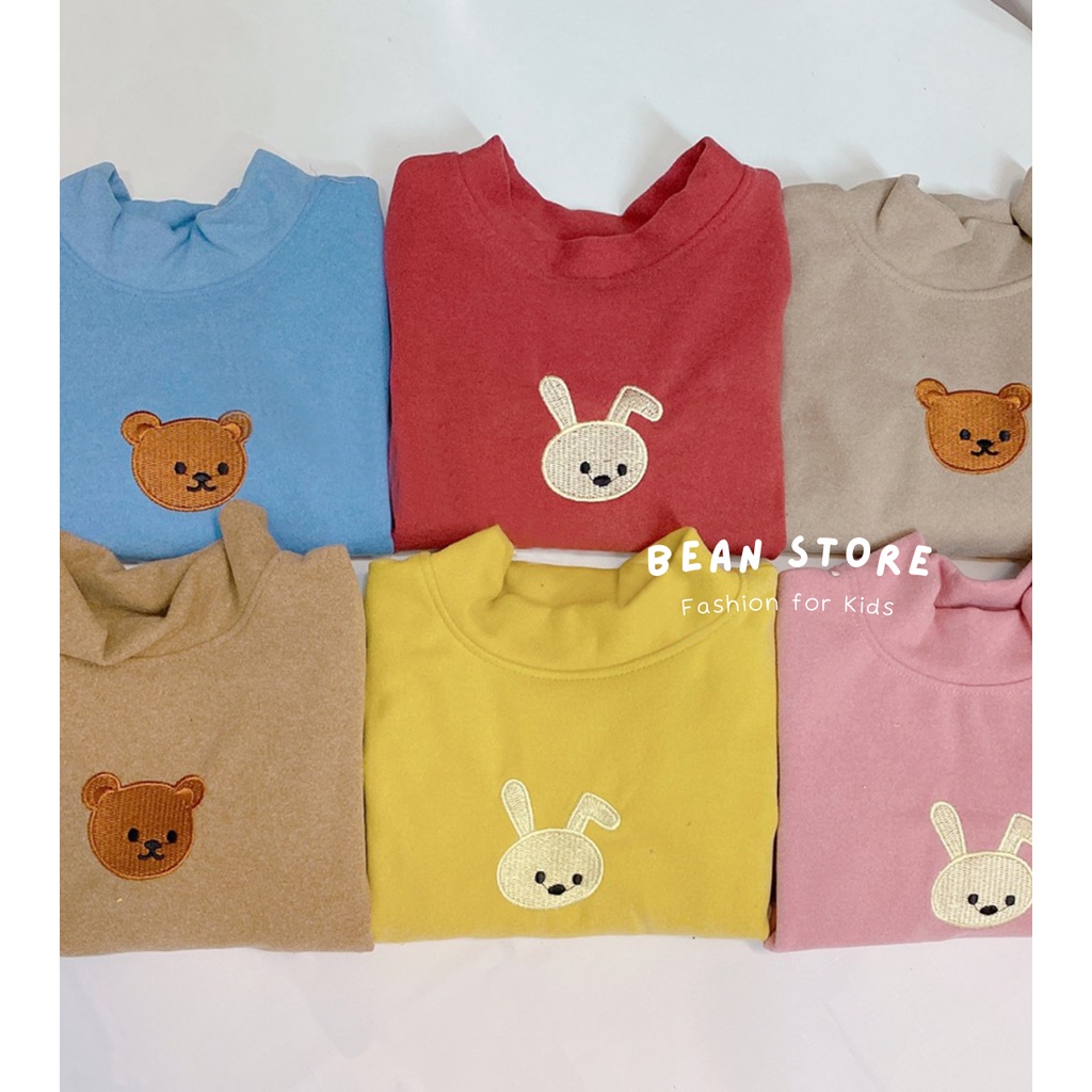 Bộ nỉ nhung kèm mũ tai thỏ xinh xắn cho bé