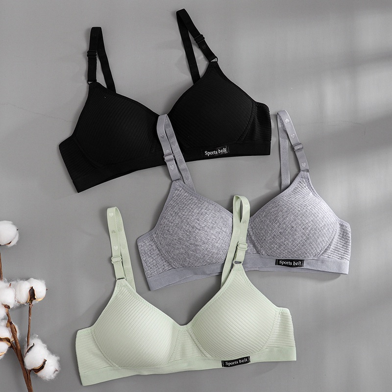Áo lót nâng ngực không dây bằng cotton thoải mái quyến rũ cho nữ