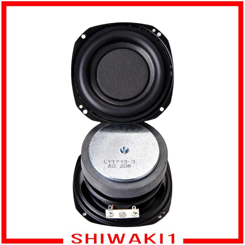 Loa Siêu Trầm Shiwaki1 3 inch Viền Cao Su Chống Ồn Thấp Cho Xe Hơi