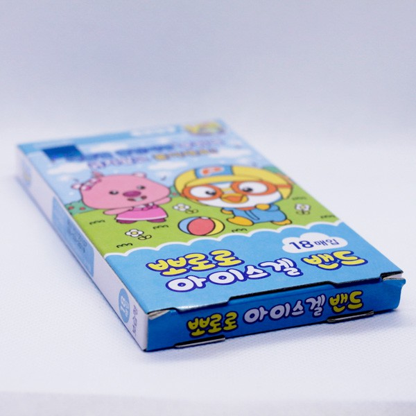 Băng Keo Cá Nhân Pororo Ice Gel (hộp 1 Size, 18 miếng)